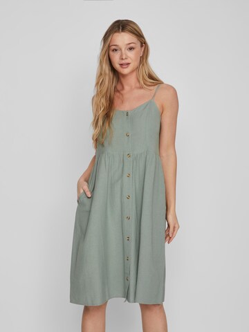 VILA Summer Dress 'PRISILLA' in Green: front