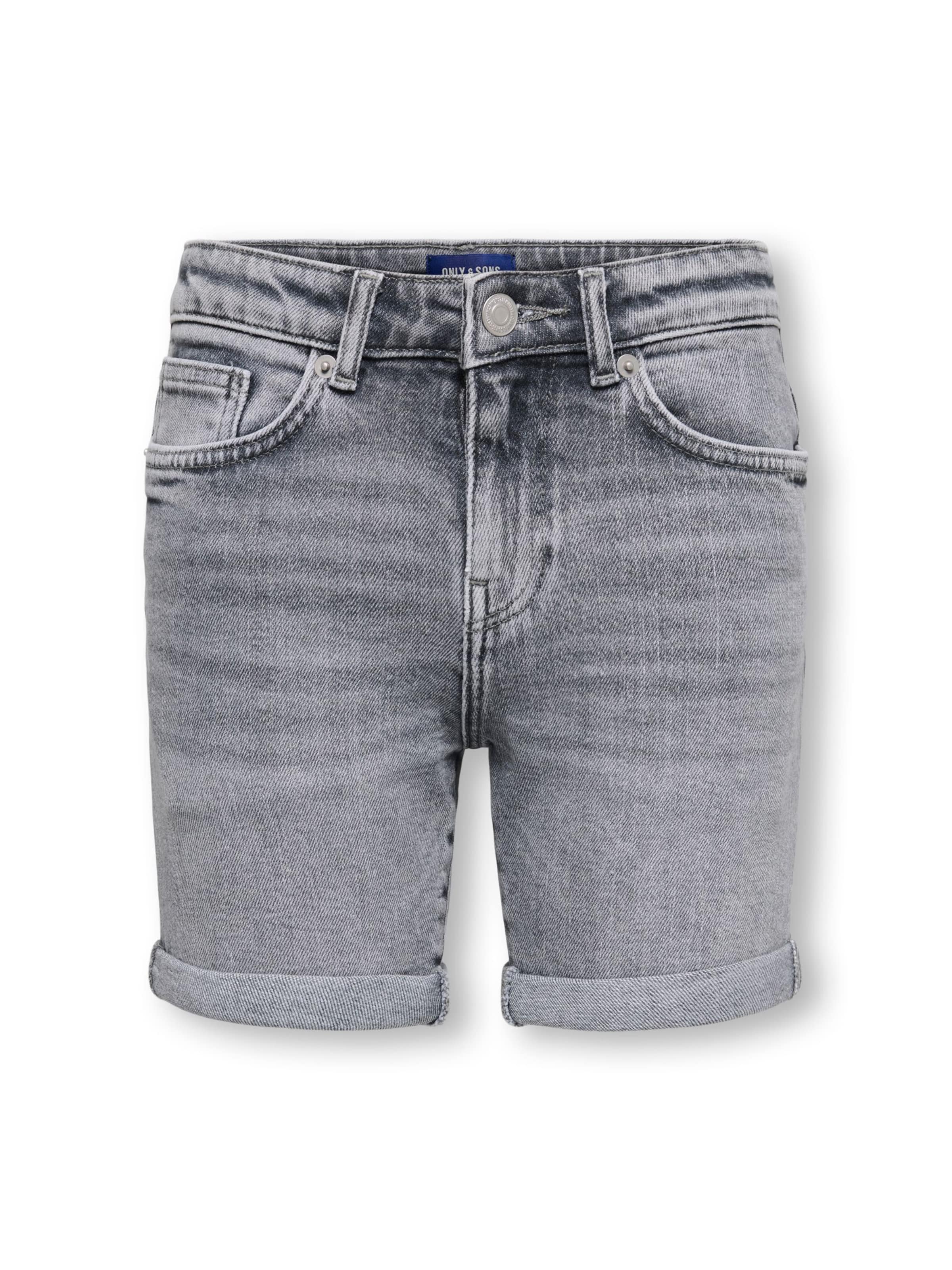 Only & Sons Junior Jeans 'OSJPly' i grey denim, Produktvisning