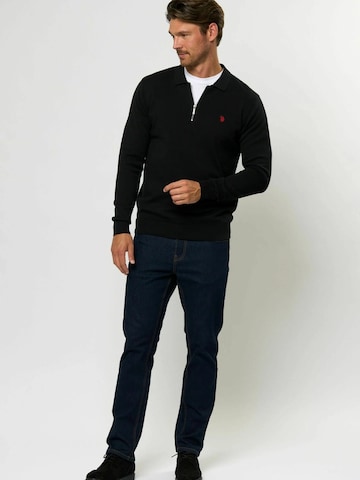 U.S. POLO ASSN. Neulepaita 'Rocky' värissä musta