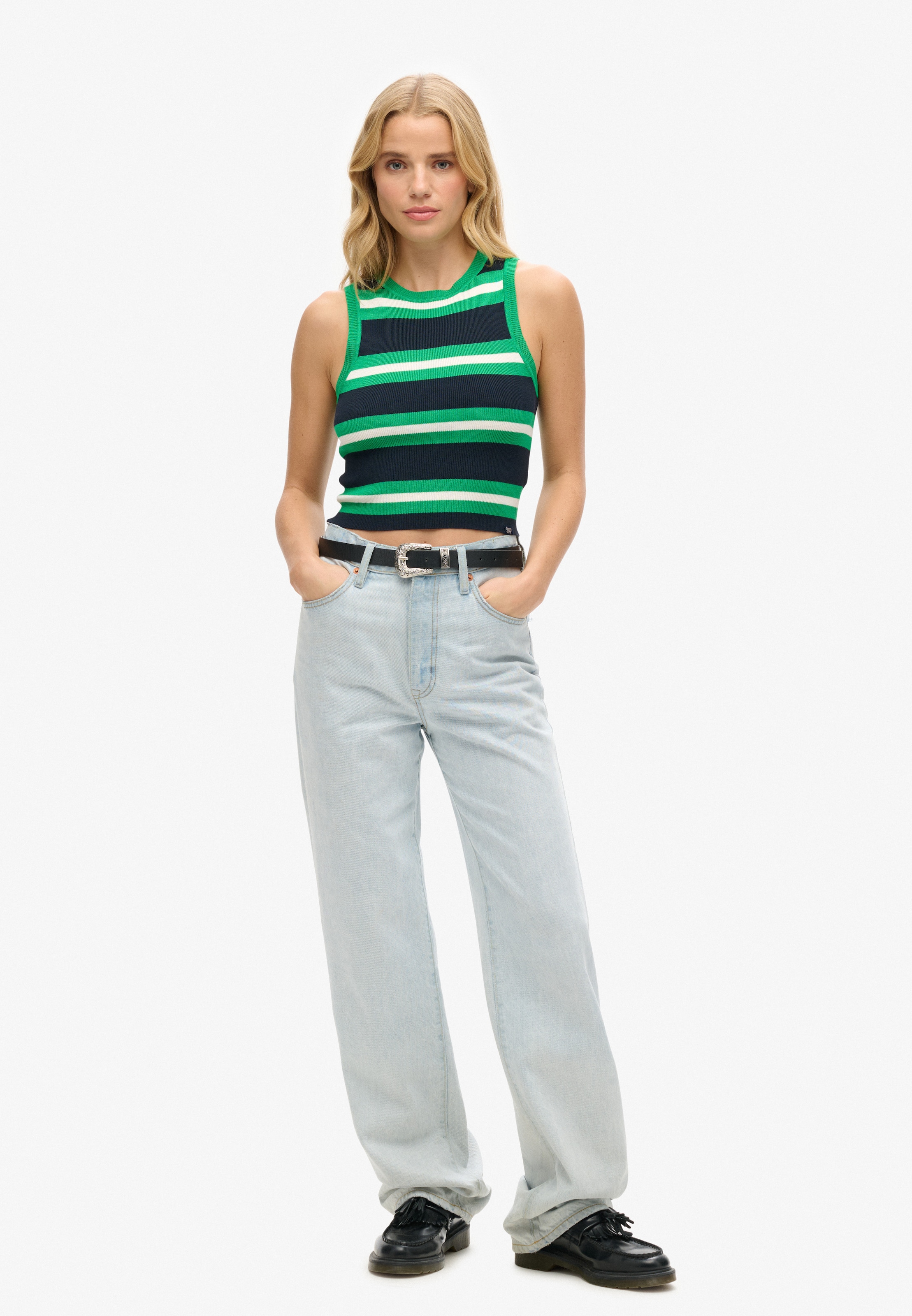 Tops en tricot Superdry en vert