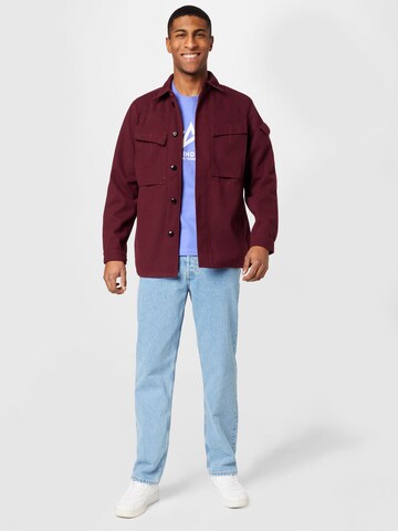 ALPHA INDUSTRIES Shirt in Purple