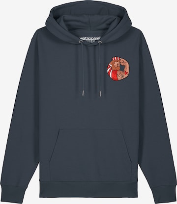 Watapparel Sweatshirt ' Seemann ' in Grau: Vorderseite