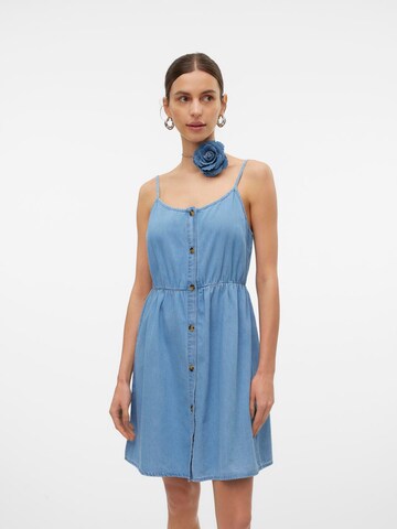 VERO MODA Zomerjurk 'FLICKA' in Blauw