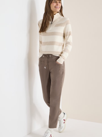 CECIL - regular Pantalón 'Tracey' en marrón