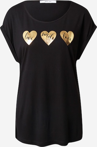 ABOUT YOU Shirt 'Nola' in Zwart: voorkant