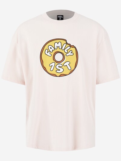 FAMILY 1ST FAMILY 4EVER Shirt 'Inner Circle' in Pink / White, Item view
