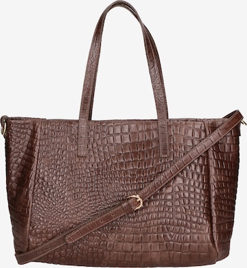 Sac bandoulière Gave Lux en marron : devant