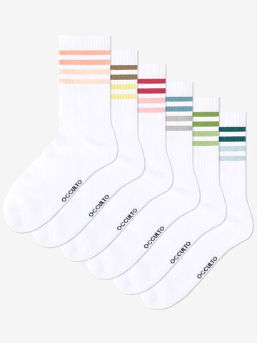 Occulto Sports socks 'Steffi' in White