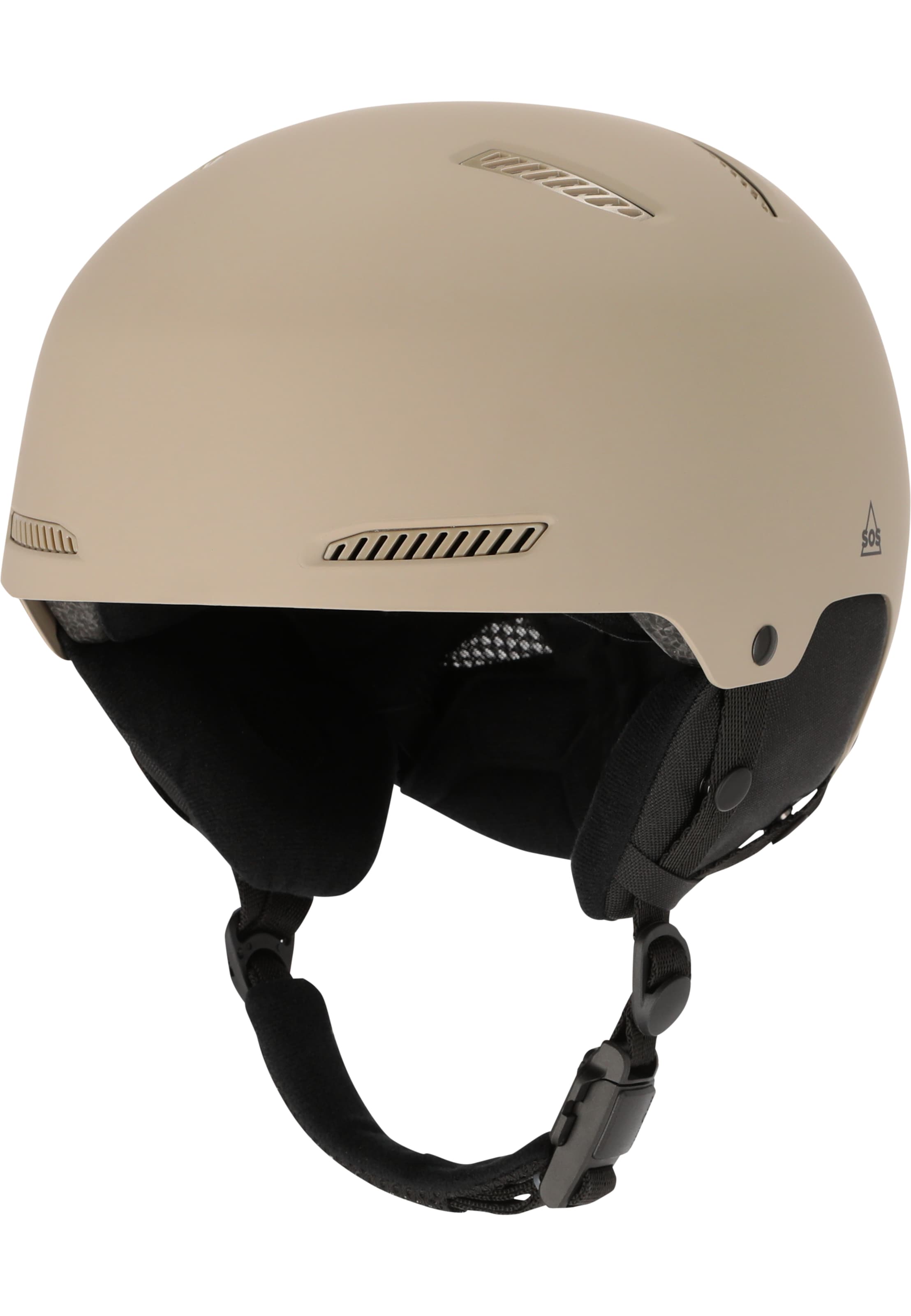 SOS Skihelm 'Cooper Elite' in Beige: Vorderseite