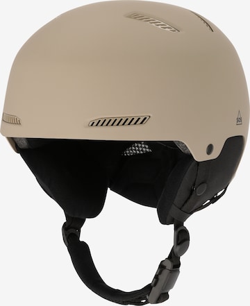 SOS Helm 'Cooper Elite' in Beige: voorkant