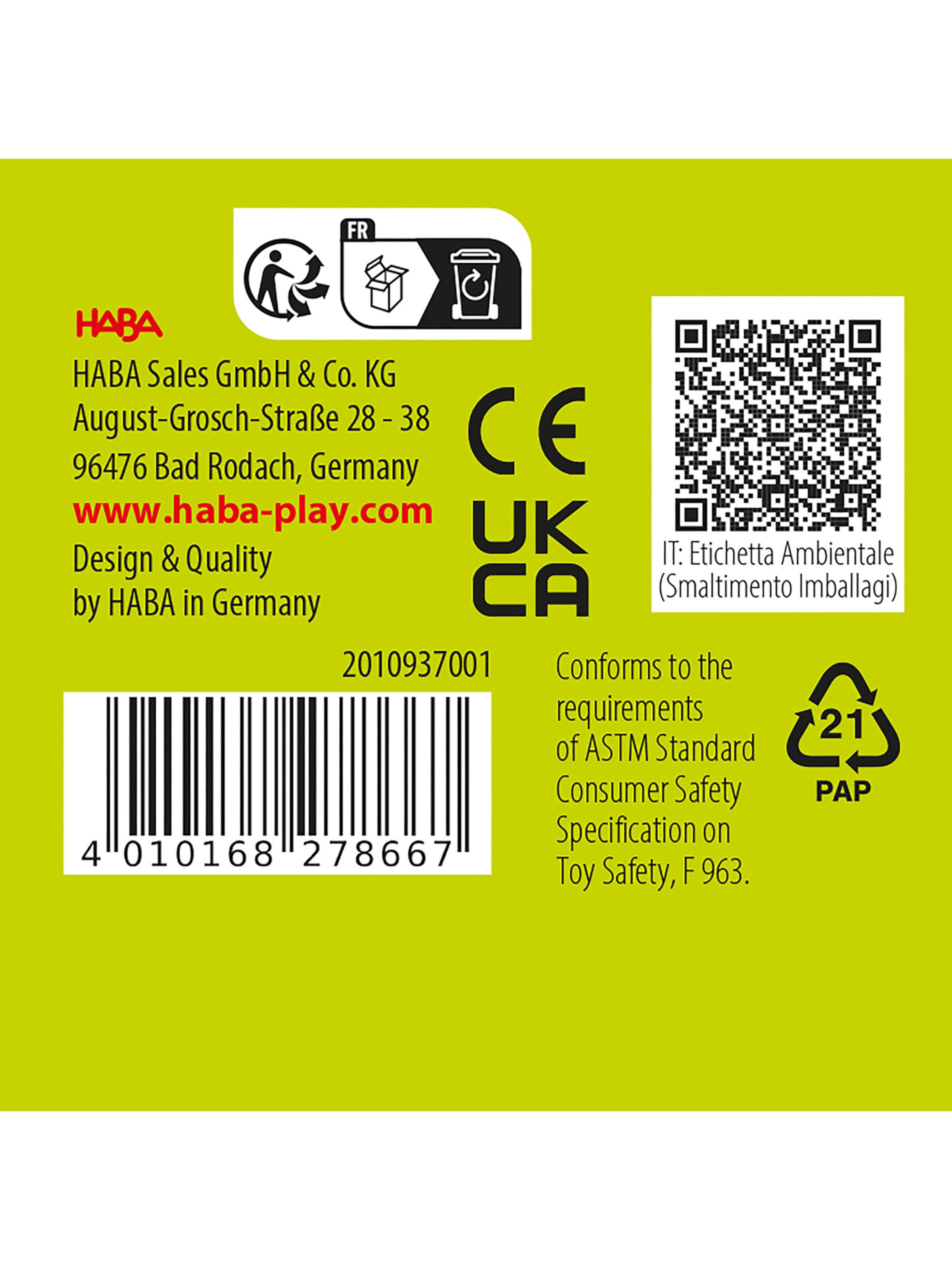 HABA Spel 'Unser Zuhause Würfel-Set' in Gemengde kleuren