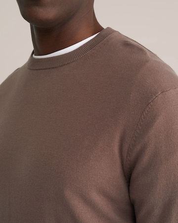 WE Fashion Trui in Bruin