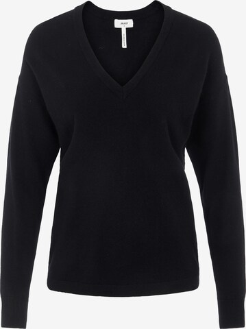 OBJECT Sweater 'Thess' in Black: front