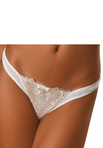 String di JETTE in bianco: frontale