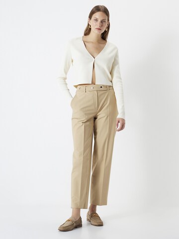 Ipekyol Regular Pleated Pants in Beige