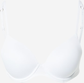 Sutien de tricou Sutien de la Hunkemöller pe alb: față