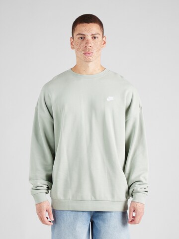 Felpa 'CLUB FT' di Nike Sportswear in verde: frontale