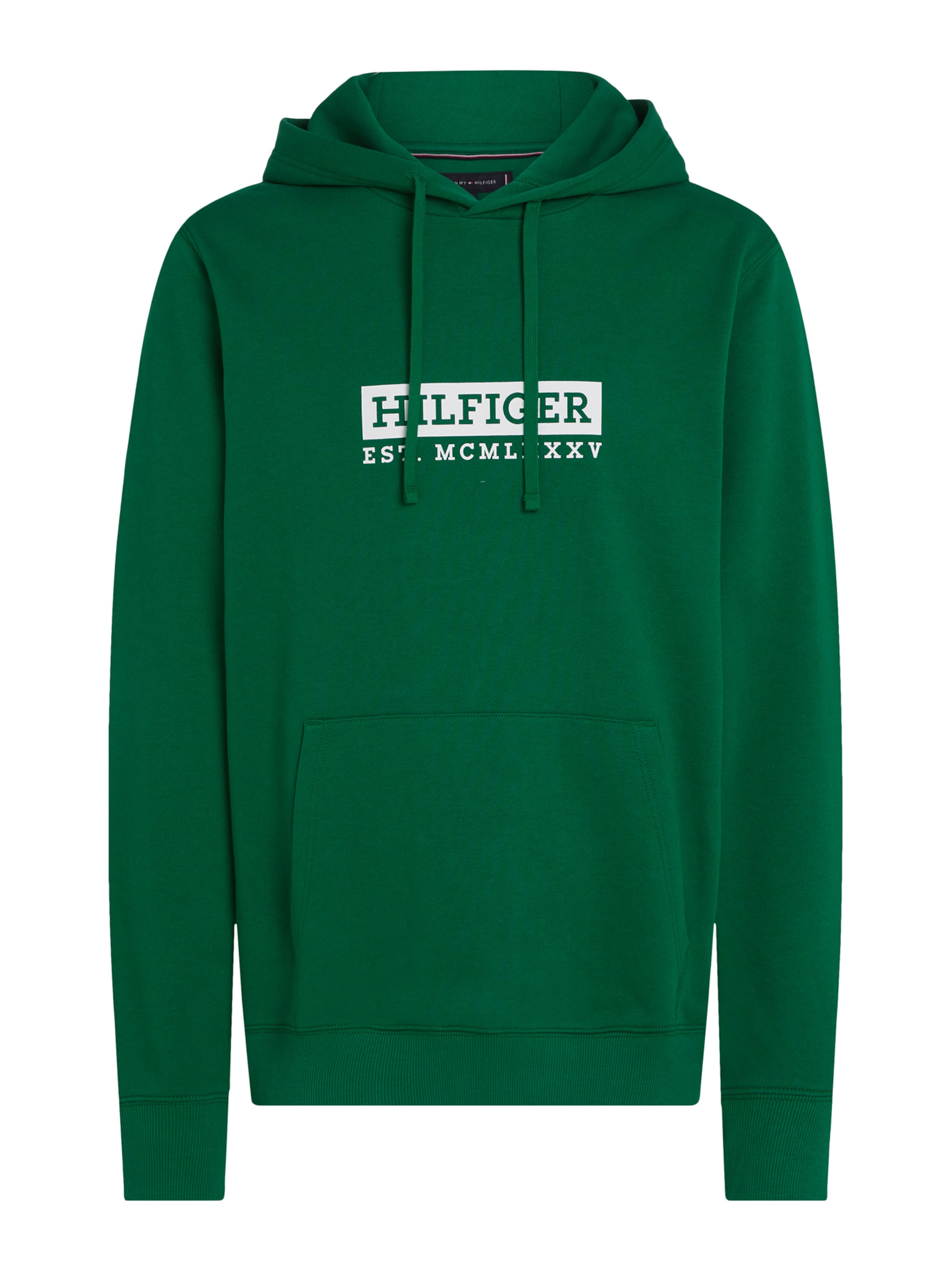 TOMMY HILFIGER Mikina - Zelená: predná strana