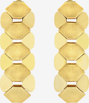 Breil Earrings 'Hexagonia' in Gold: front