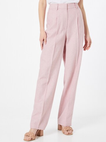 Loosefit Pantaloni con pieghe di MICHAEL Michael Kors in rosa: frontale