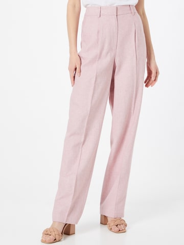 Loosefit Pantalon à pince MICHAEL Michael Kors en rose : devant