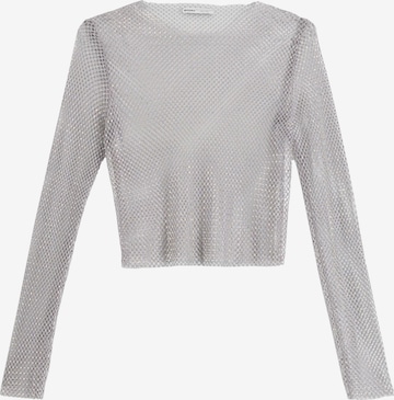 Bershka Shirt in Grau: predná strana