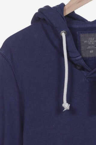 H&M Sweatshirt & Zip-Up Hoodie in S in Blue