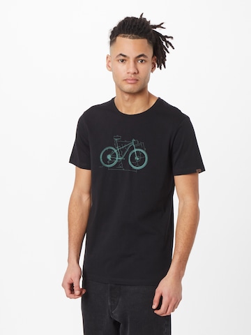 Ragwear T-shirt 'SIRIL' i svart: framsida