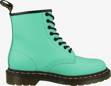 Dr. Martens Lace-Up Ankle Boots '1460' in Green