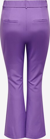 ONLY Carmakoma Flared Broek 'THEA' in Lila