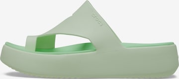 Crocs Varvastossut 'Getaway' värissä vihreä: etupuoli