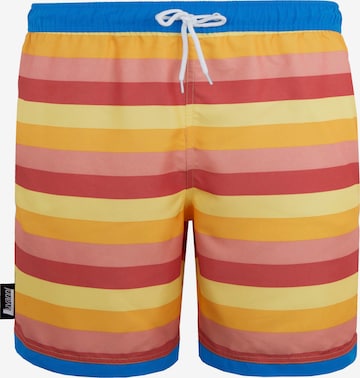 Luvanni Badeshorts 'Boardshorts Style 11 Streifen' in Gelb: Vorderseite