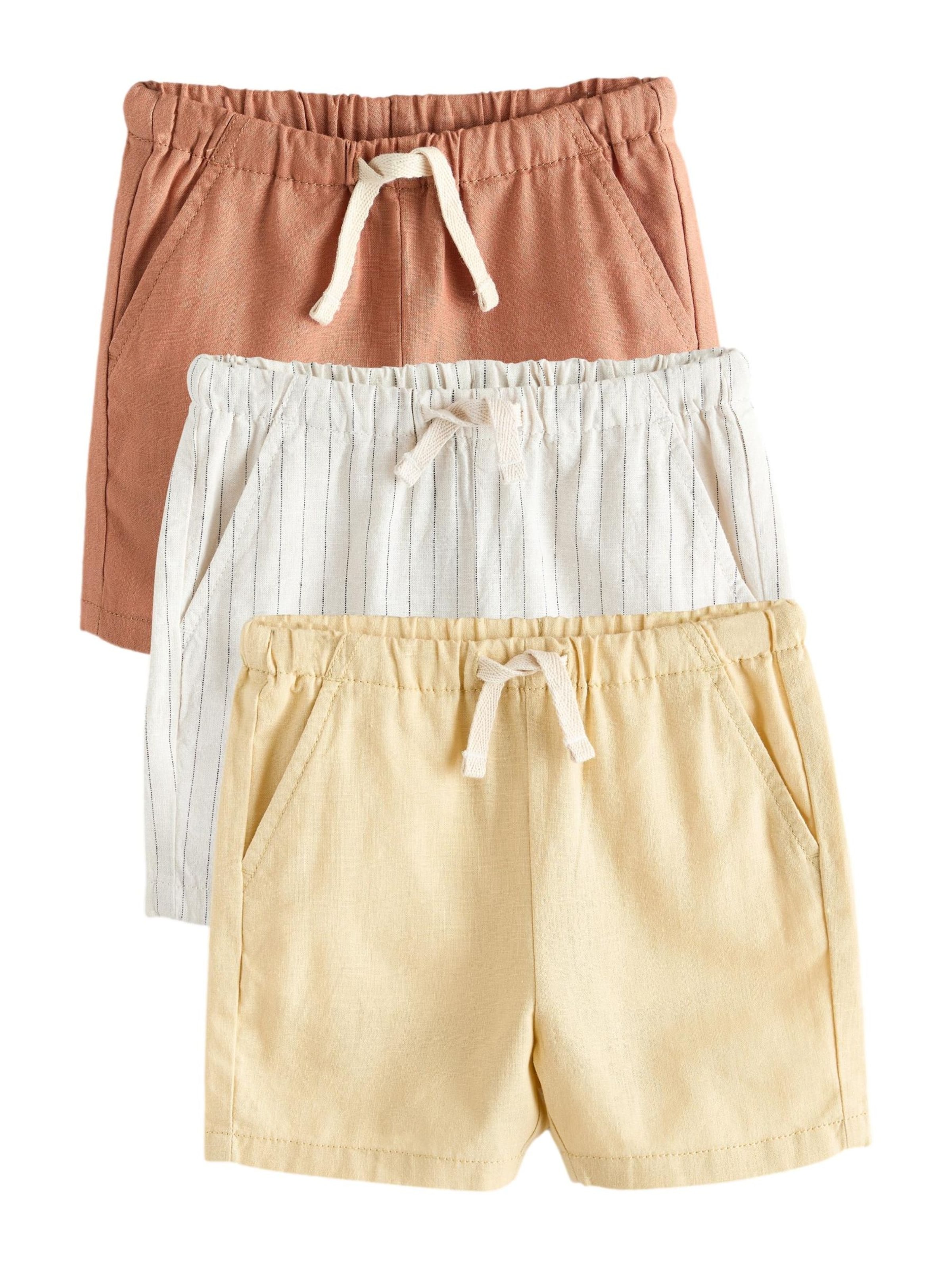 Next Regular Trousers in Brown: front