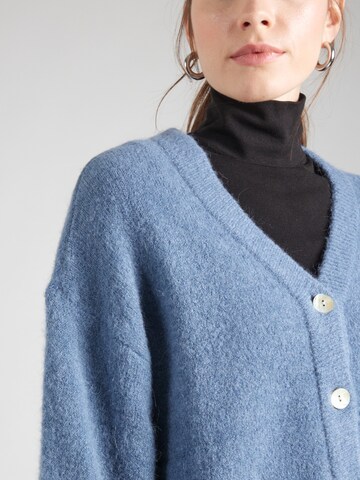 MSCH COPENHAGEN Knit Cardigan 'Petrinelle' in Blue