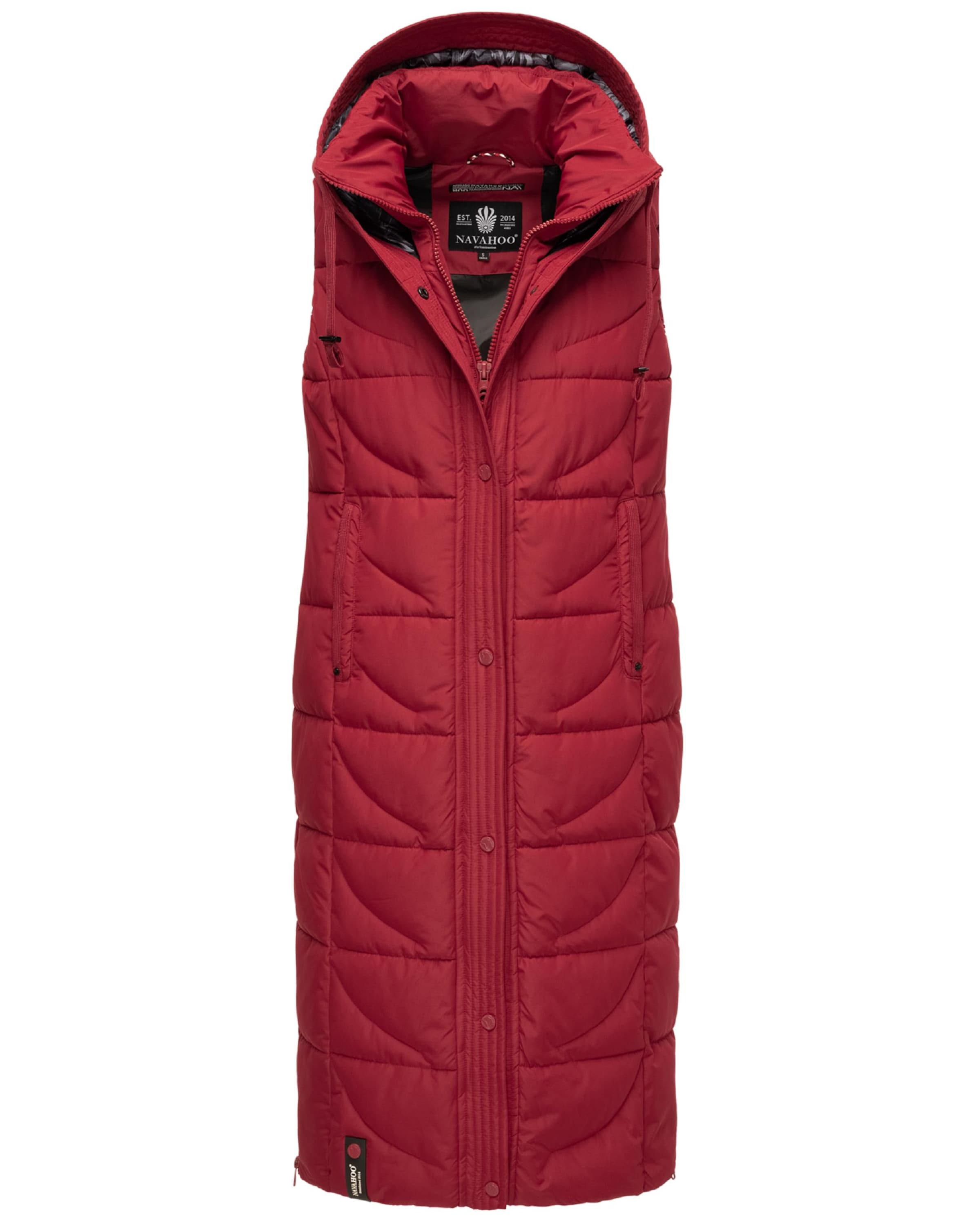 NAVAHOO Veste 'Brezelchen', krāsa - vīnsarkans, Preces skats