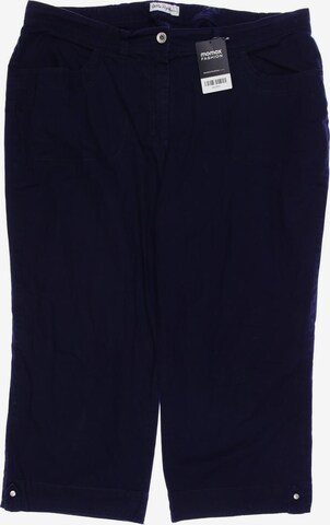 Ulla Popken Pants in 4XL in Blue: front