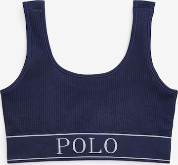 Soutien-gorge ' SCOOP NECK TOP ' Polo Ralph Lauren en bleu : devant