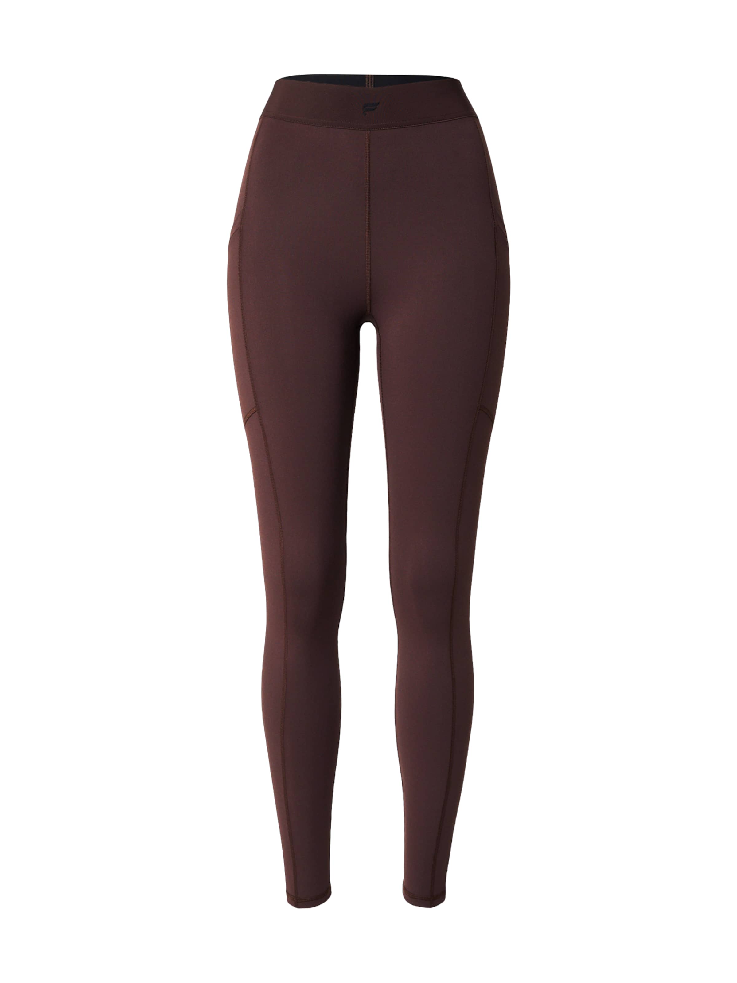 Fabletics Скинни Спортивные штаны 'ON-THE-GO' в Коричневый: спереди