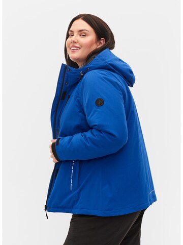 Zizzi Outdoorjacke 'Mebba' in Blau