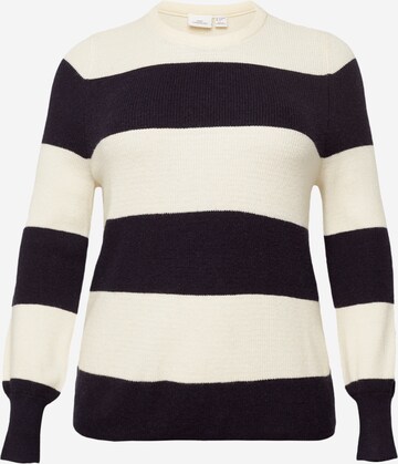ONLY Carmakoma Sweater 'DARIA' in Beige: front