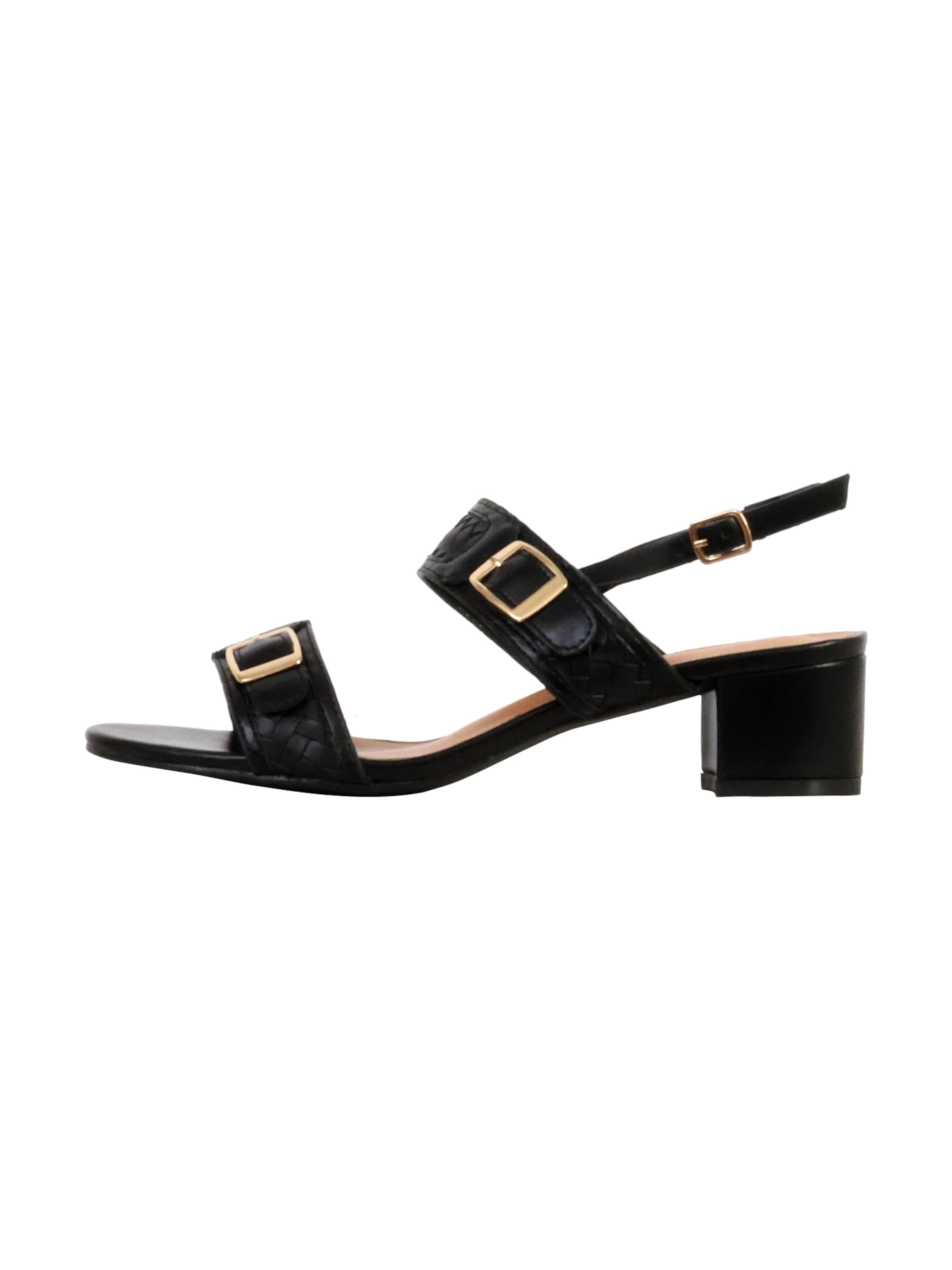 POTI PATI - Sandalias 'Supermodische Sandalen mit Absatz' en negro: frente