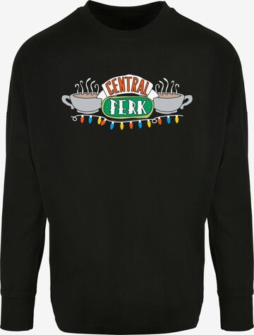 T-Shirt 'Friends - Central Perk Christmas Lights' ABSOLUTE CULT en noir : devant