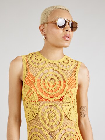 TOPSHOP Beach dress in Yellow