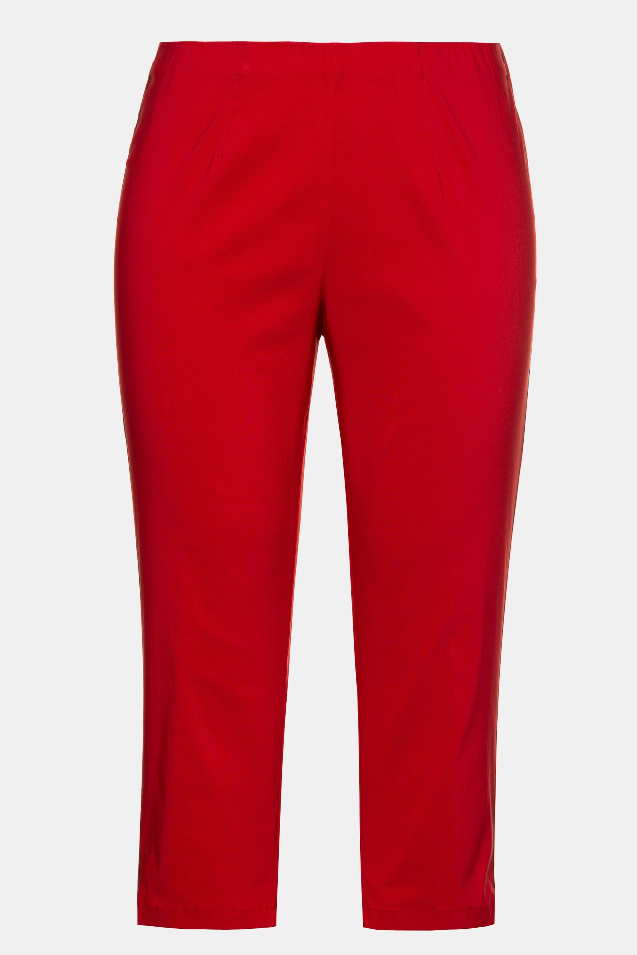 Ulla Popken Dames grote maten tot 68 | stoffen broek Bengalin | zakelijke broek, rechte pijp | elastische tailleband | 61544 : Ulla Popken