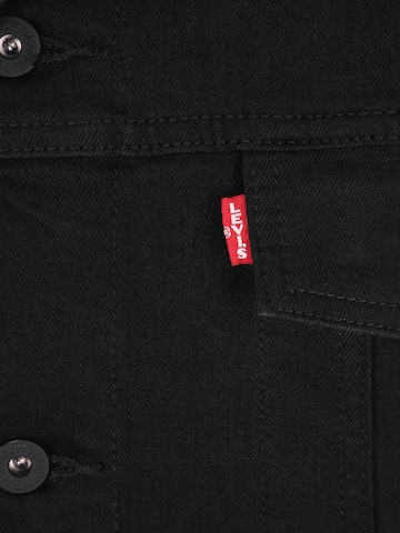 Levi's® Big & TallPrijelazna jakna 'Trucker Jacket' - crna boja