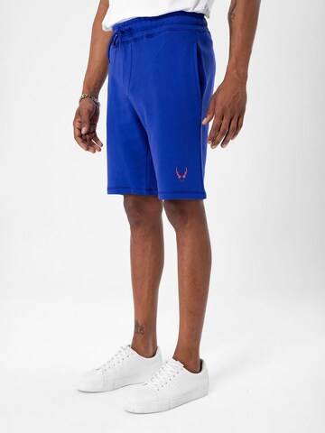 By Diess Collection Regular Broek in Blauw