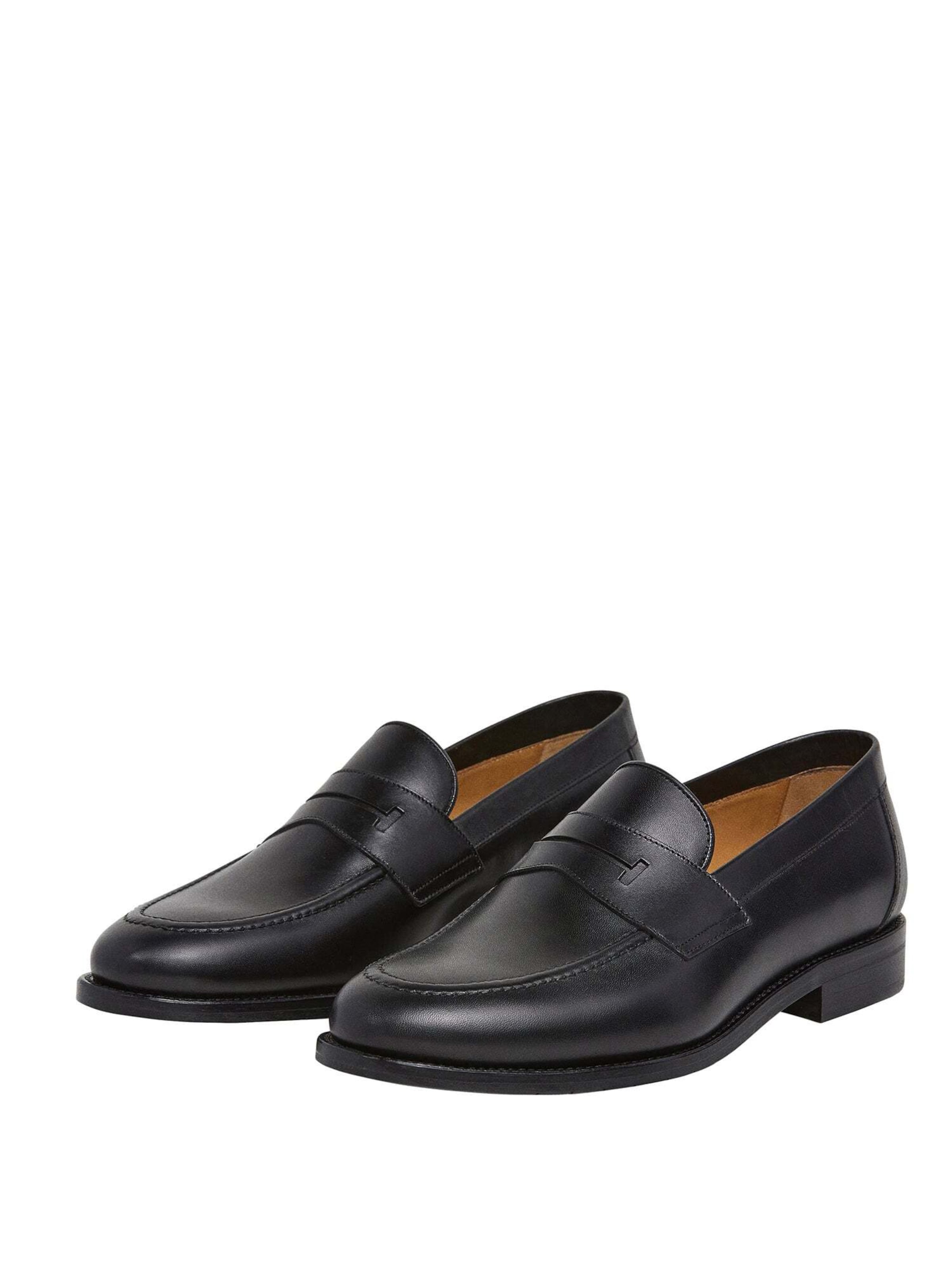 Hackett London Slipper 'Walter' in Schwarz
