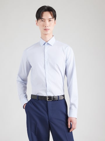 Calvin Klein Средняя посадка Рубашка в Синий: спереди