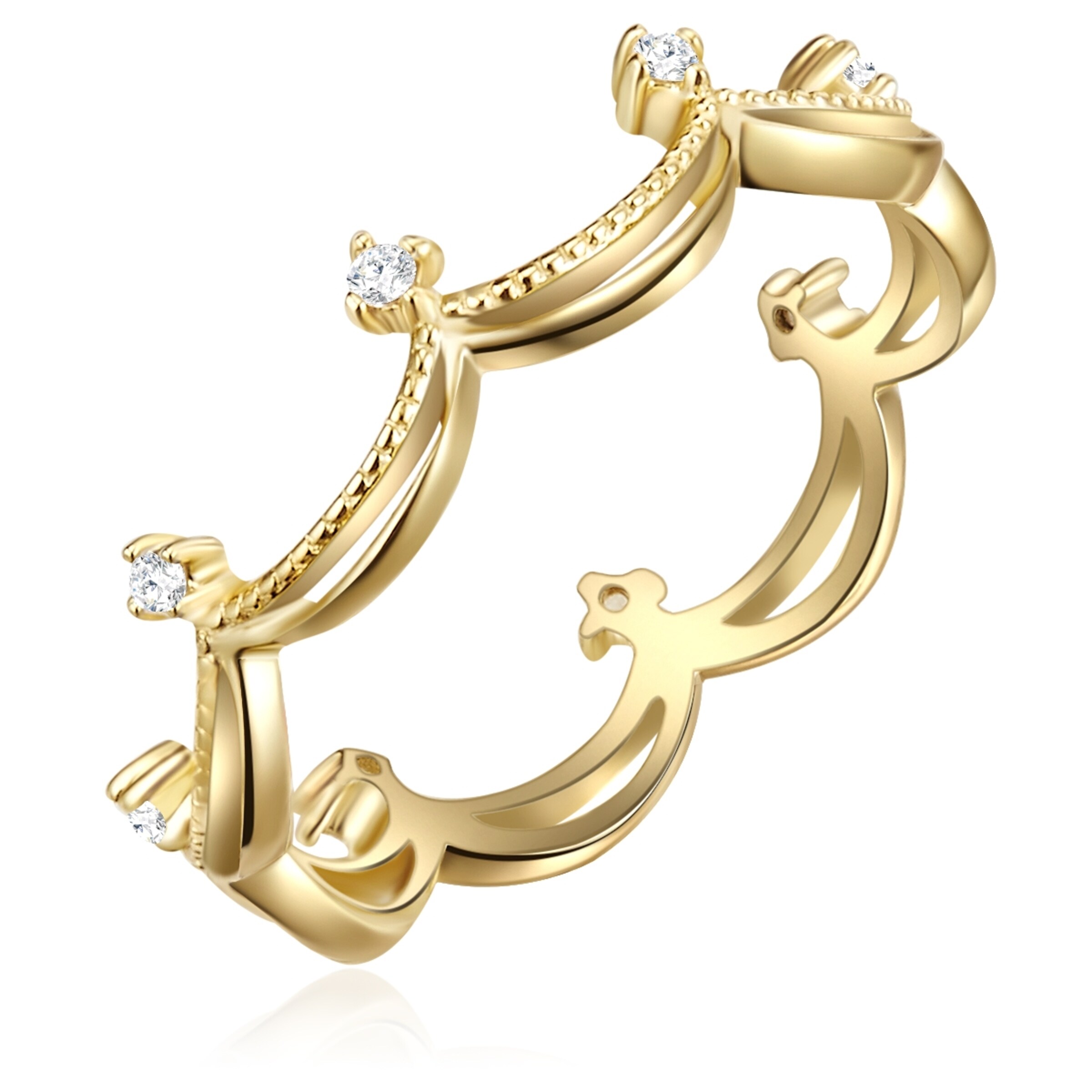 Glanzstücke München Ring in Goud: voorkant