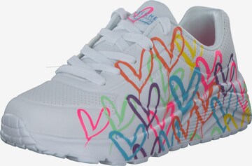 SKECHERS Sneakers 'UNO LITE SPREAD THE LOVE' in Wit: voorkant